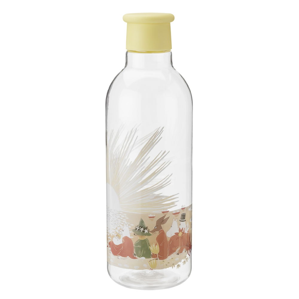 DRINK IT WATER BOTTLE  0 75 L  YELLOW MOOMIN