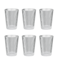 PILASTRO DRINKING GLASSES 033 L  6 PCS