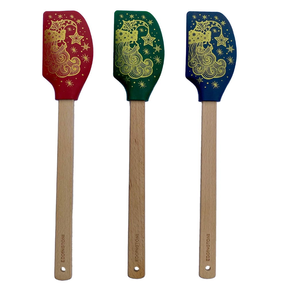 CHRISTMAS ST NICHOLAS BAKING SPATULAS SET OF 2 (12)