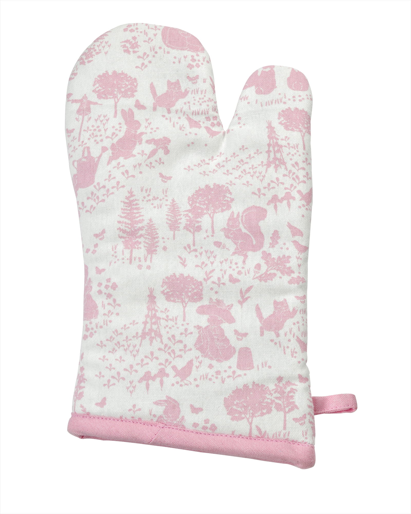 PETER RABBIT CLASSIC PINK PATTERN SINGLE OVEN GLOVE