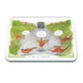 A PANIC OF PHEASANTS GLASS WORKTOP PROTECTOR LARGE 50X40CM