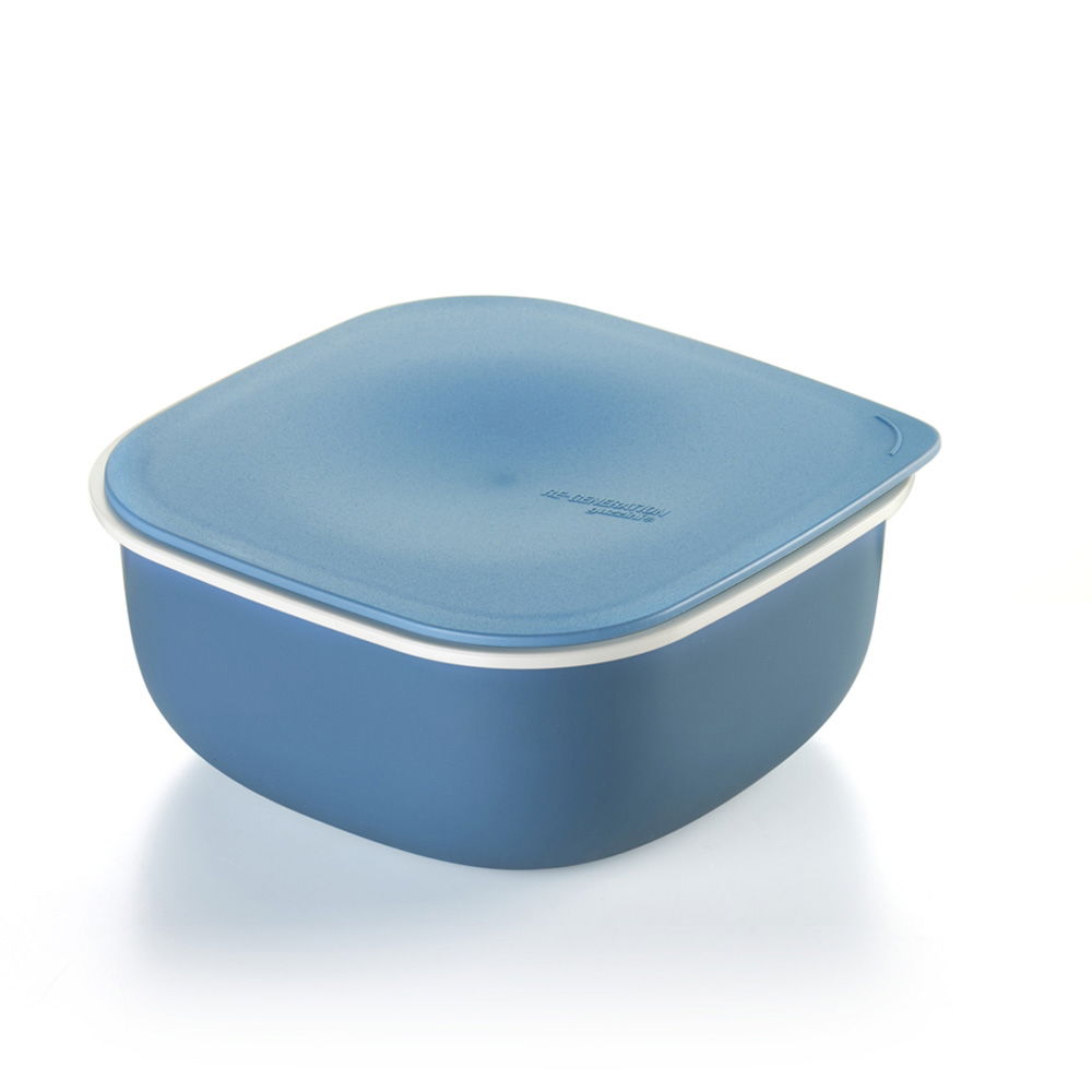 POWDER BLUE SQUARE STORAGE BOX WITH 1L