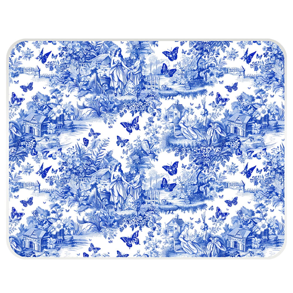 VINTAGE BLUE MED WORKTOP PROTECTOR (CL)