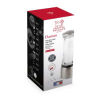 DAMAN U'SELECT SALT MILL ACRYLIC-STAINLESS STEEL FINISH 16CM 