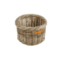 ROUND KUBU RATTAN PLANT POTS SET OF 3