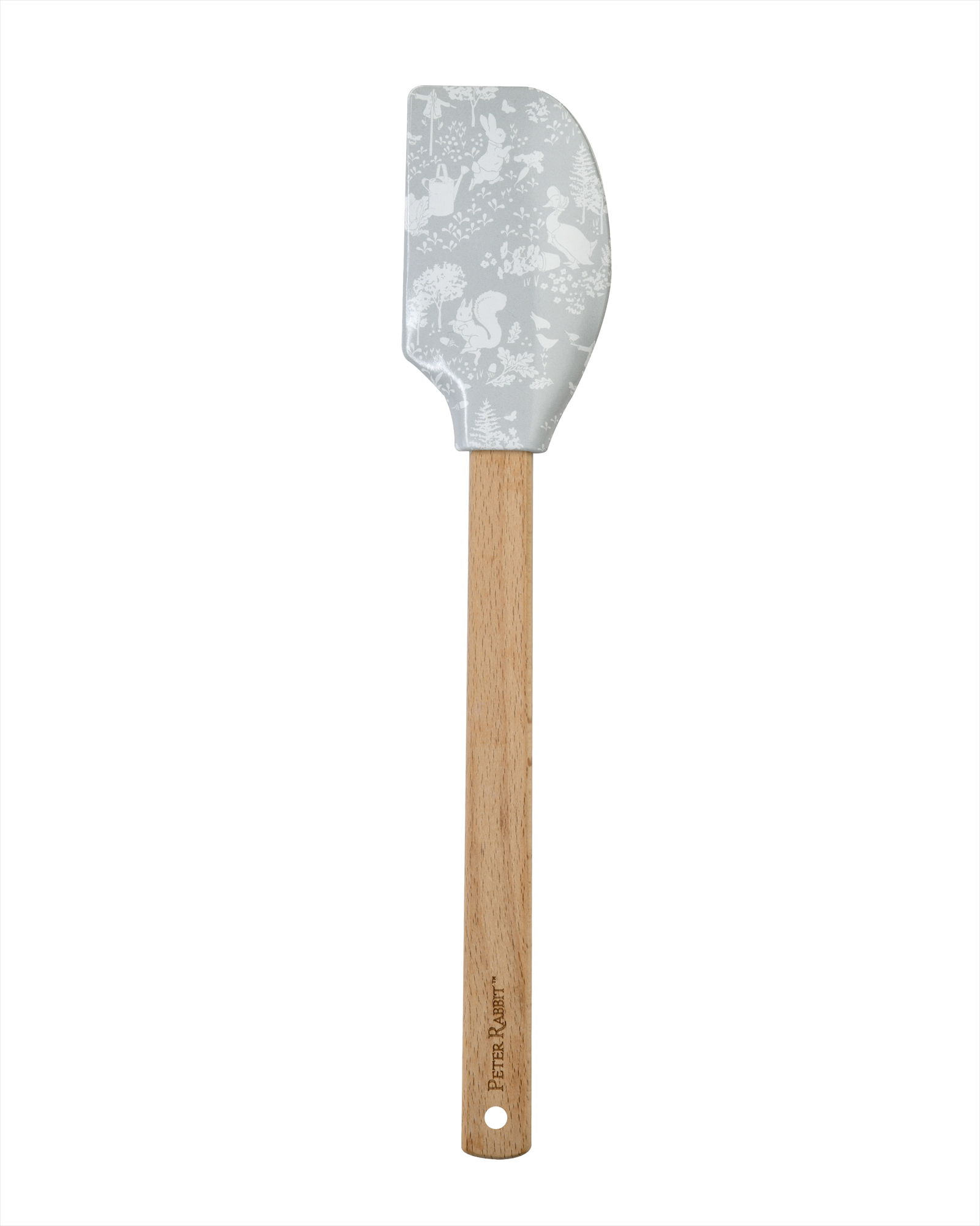 PETER RABBIT CLASSIC GREY PATTERN SILICONE BAKING SPATULA