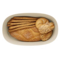 TIERRA BREAD BIN WITH BAMBOO BREADBOARD LID