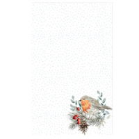 CHRISTMAS ROBIN SET OF 2 TEA TOWELS