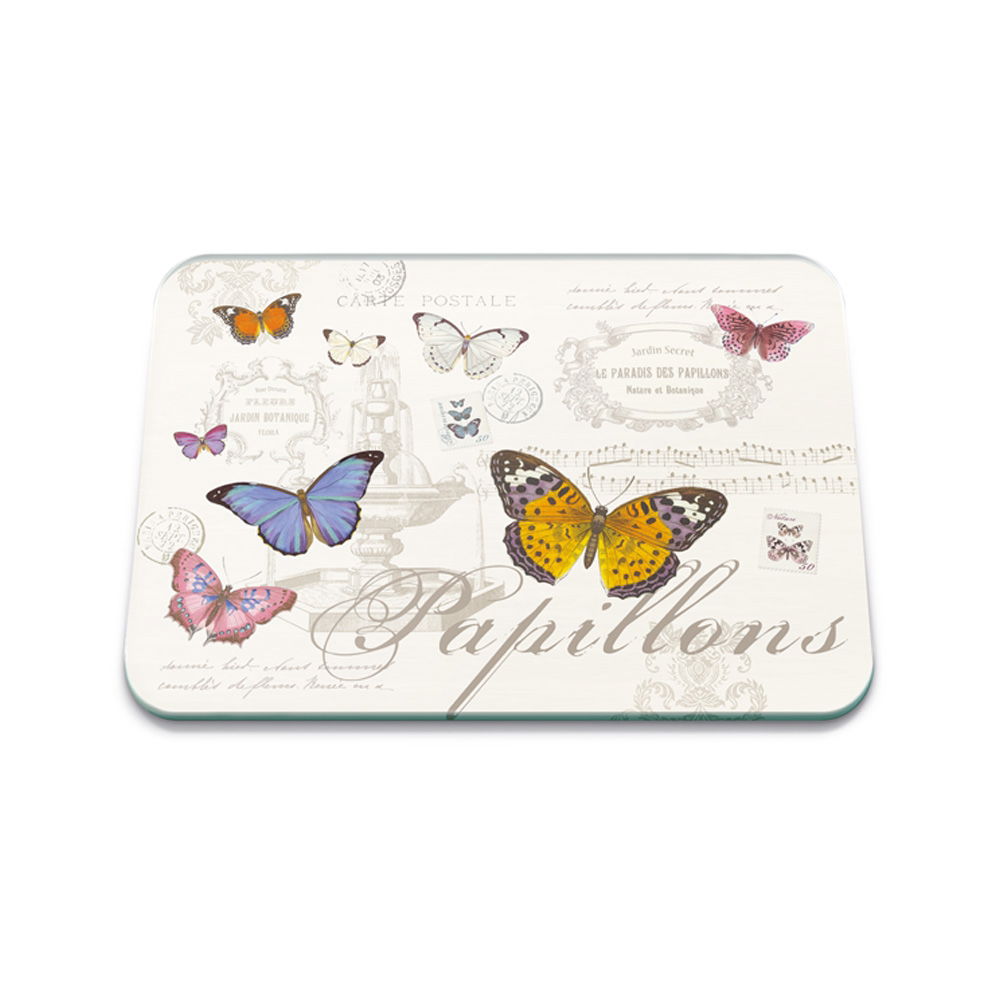 BUTTERFLY 40 x 30CM MEDIUM GLASS WORKTOP PROTECTOR